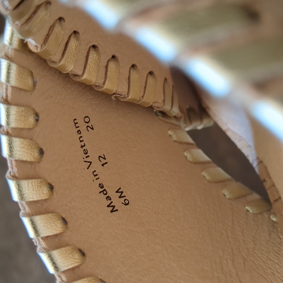 Jack Rogers Sloane Criss Cross Cork Wedge Sandals - Picture 4 of 8